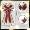 Christmas Wreath Bows Christmas Decor Bow Red Black Buffalo Plaid Burlap Bows for Wreaths, Christmas Ribbon Bows Tree Topper Bows for Christmas Home Indoor Outdoor Decoration Wreath Ornament Supplies